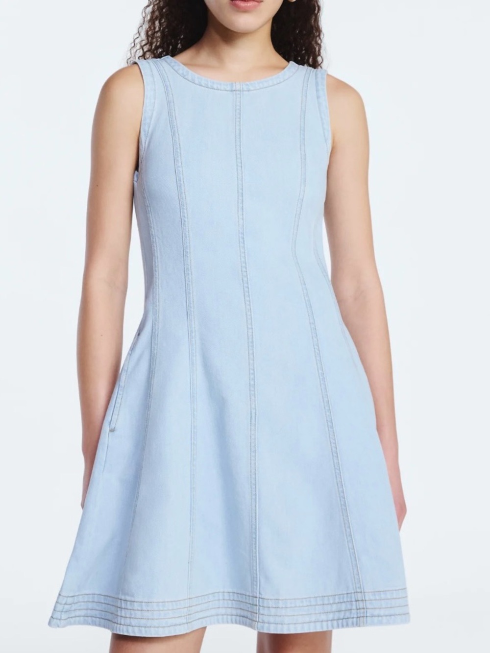 Free Assembly Sleeveless Denim Dress